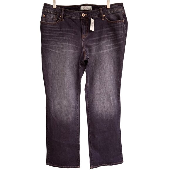 Torrid Denim 20R Relaxed Boot Blue Fortune Jeans Dark Wash Cotton Spandex New - Picture 14 of 15